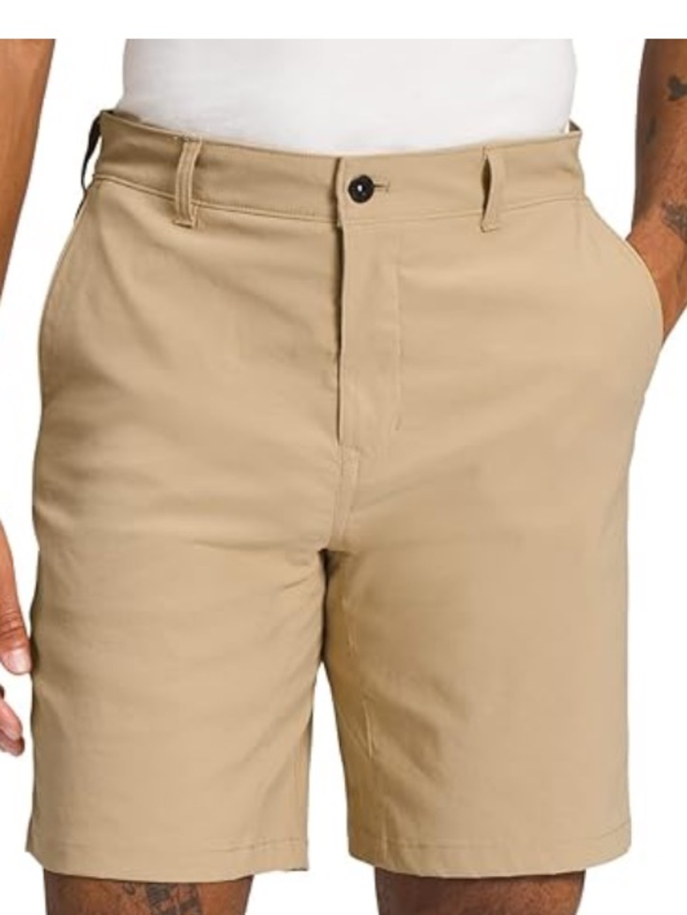 OP Men’s Khaki Flat-Front Performance Shorts